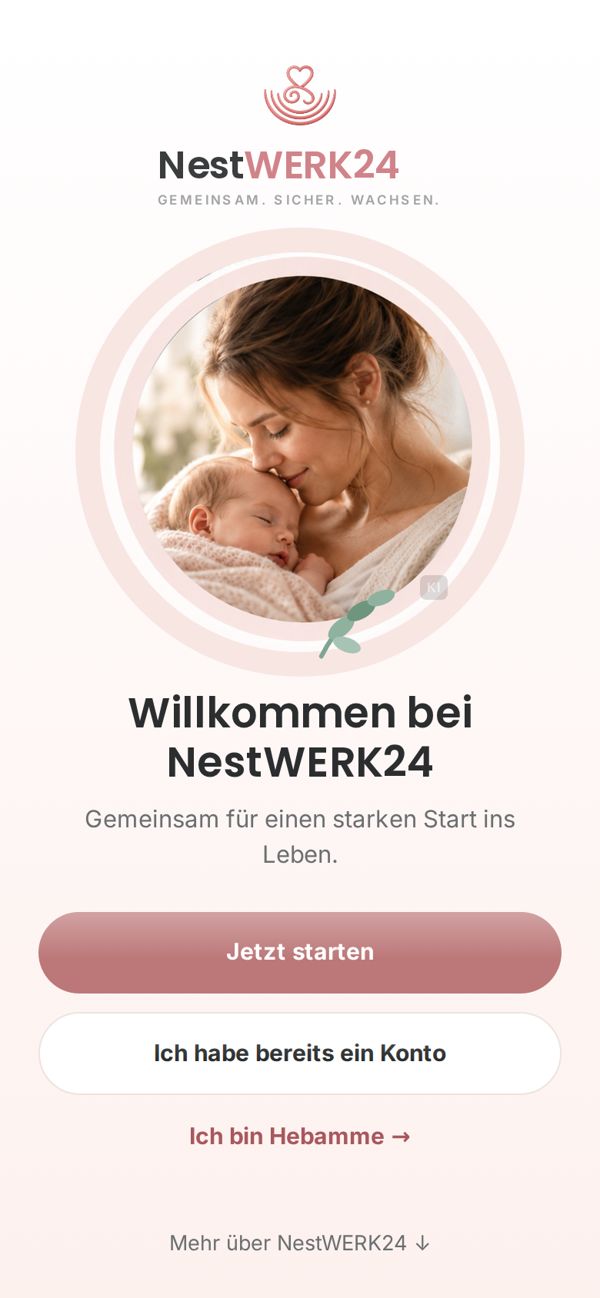 NestWERK24 auf dem Handy